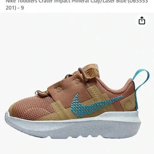 Nike Toddlers Crater Impact Mineral Clay/Laser‎ Blue